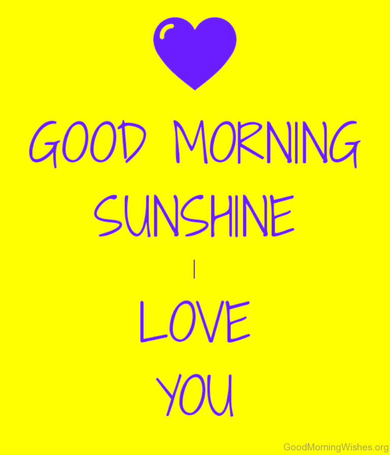 Good Morning Sunshine Song