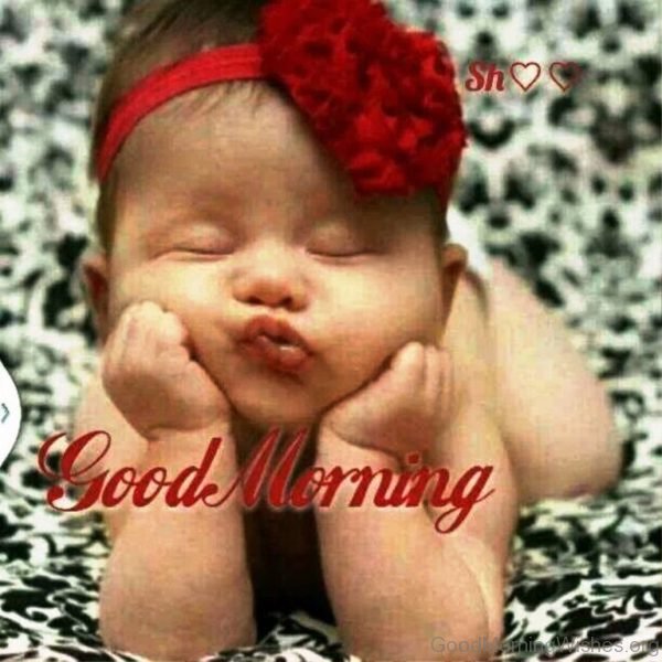 Cute Baby Good Morning Pic