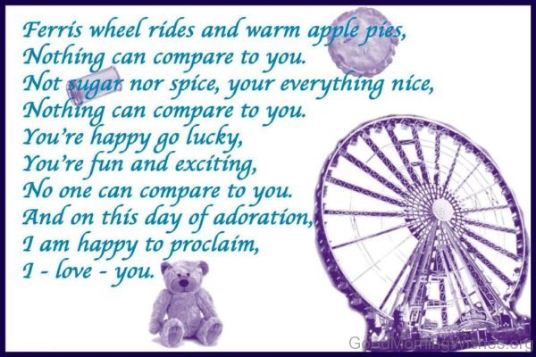 Ferris Wheel Rides And Warm Apple Pies