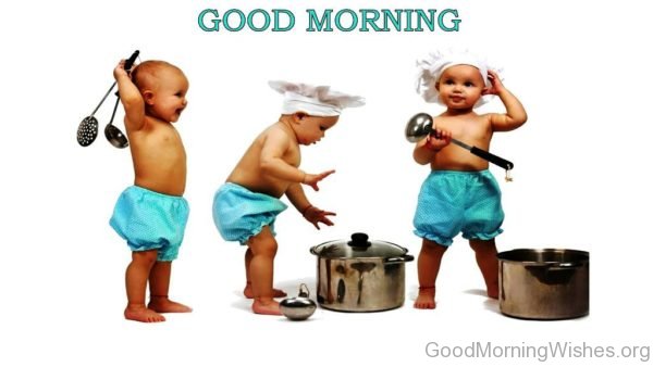 Funny Baby Good Morning Pic