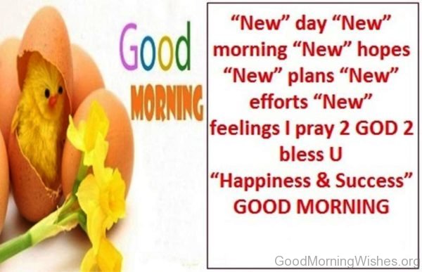 New Day New Morning New Hopes