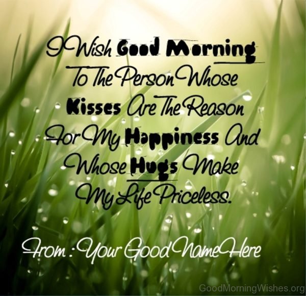 Wish Good Morning To The Person