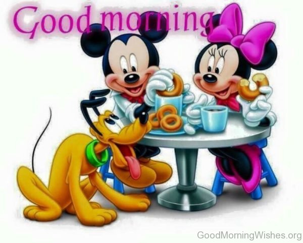 Amazing Pic Of Good Morning Mickey