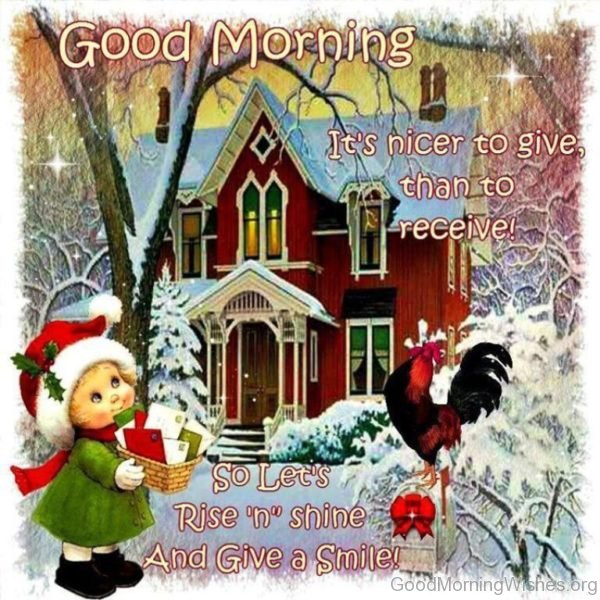 Christmas Good Morning Picture