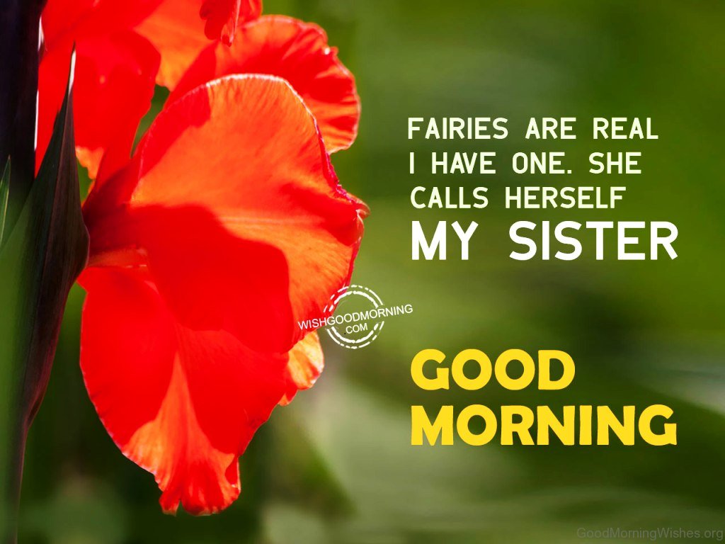 22 Good Morning Wishes For Sister - Good Morning Wishes