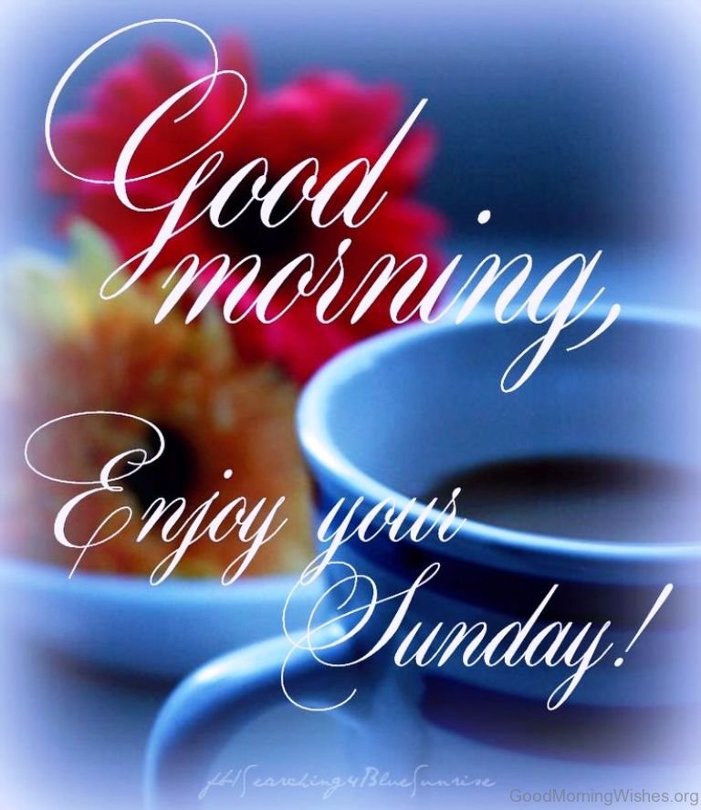 good morning friends have a wonderful sunday