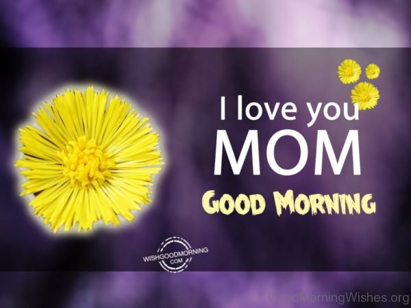 I Love You Mom Good Morning