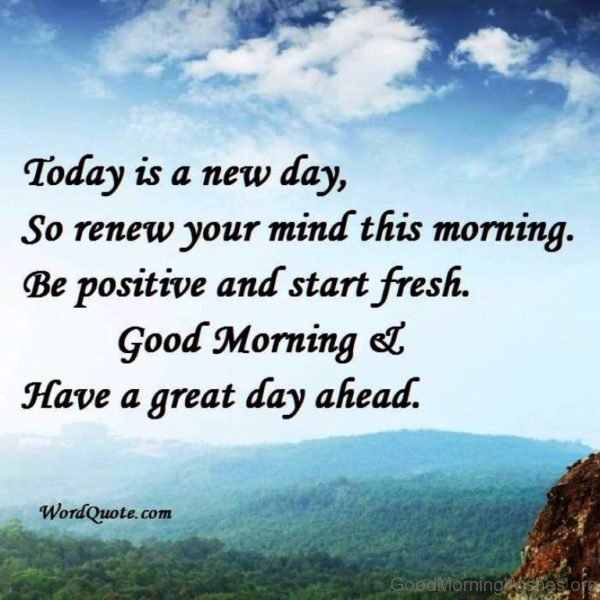 Today Is New Day