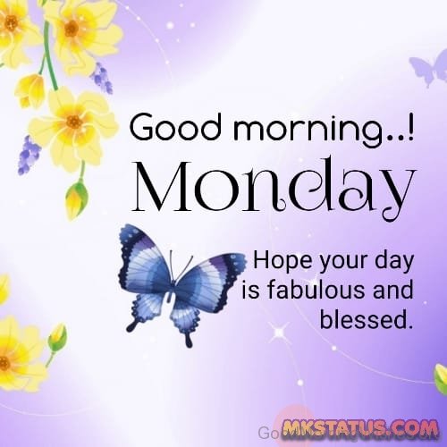 Good Morning Monday, Hope Your Day Is Fabulous