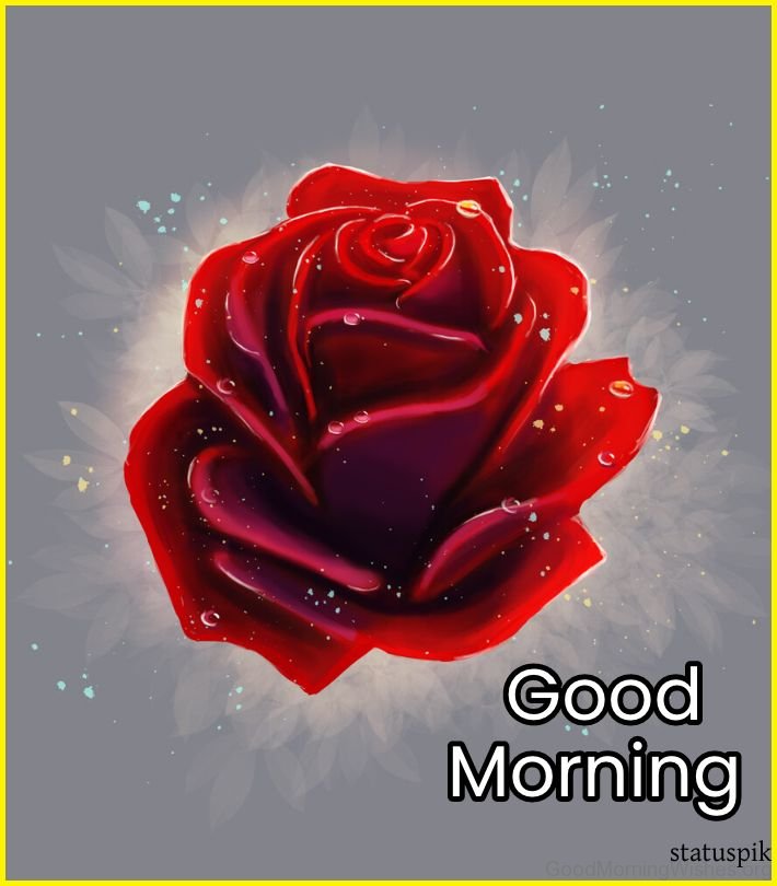 Good morning with rose1