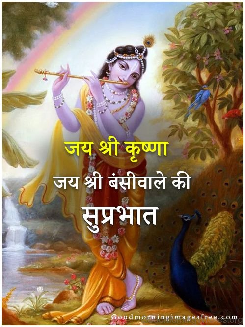 God Krishna Good Morning