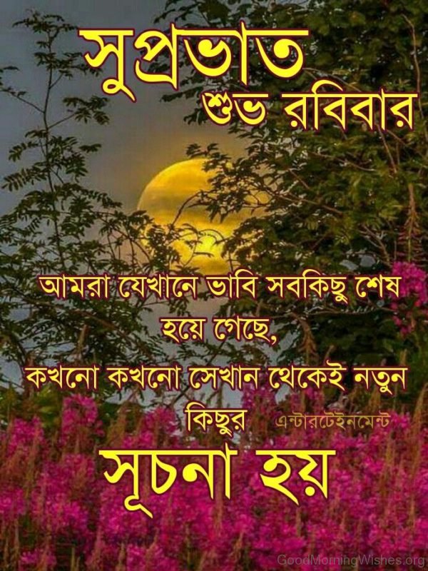 Bengali Good Morning Wish