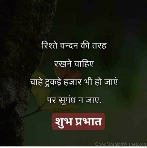 Good Morning Hindi Quote
