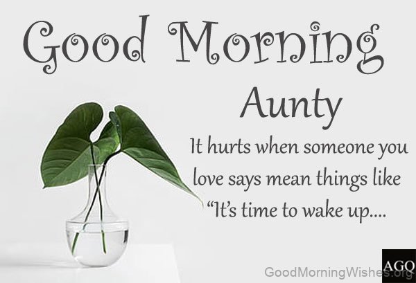 Good Morning Aunt Quotes