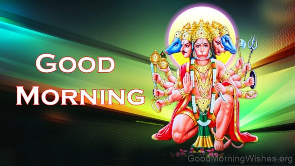 Good Morning With The Blessing Of Hanuman