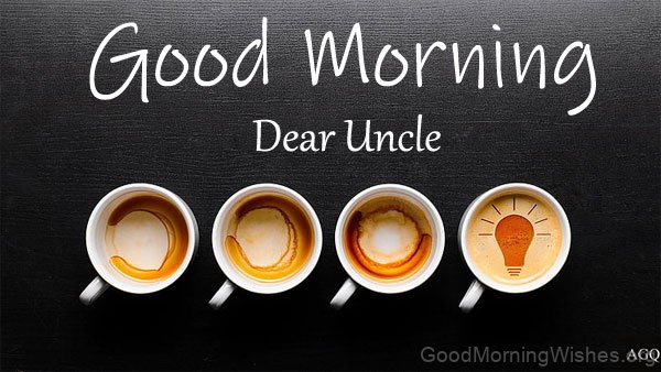Good Morning Dear Uncle With Coffee Mug Images