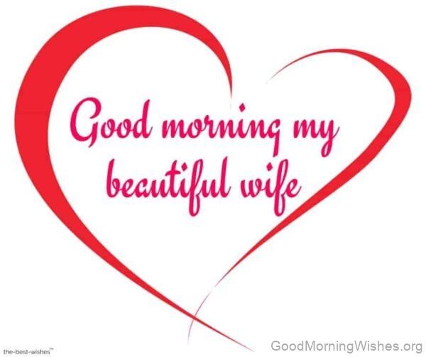 Beautiful Red Heart Wishing Wife