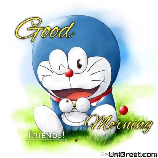 Cute Doraemon Good Morning Pic