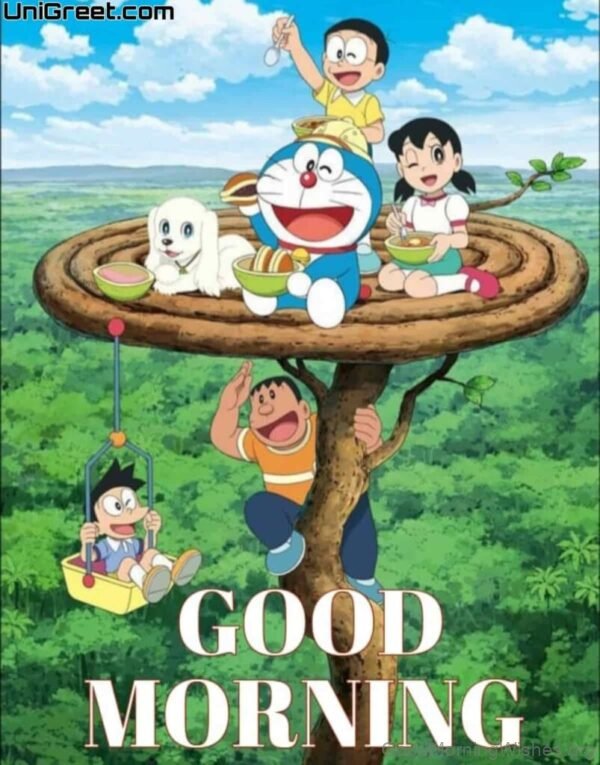 Doraemon Good Morning Picture