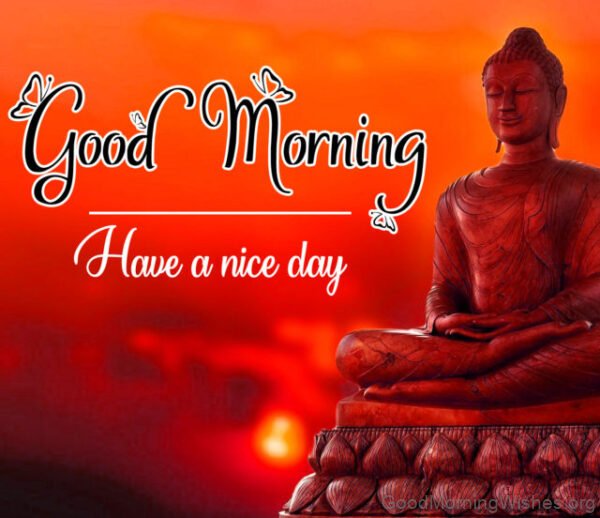 Gautam Buddha Good Morning Pic
