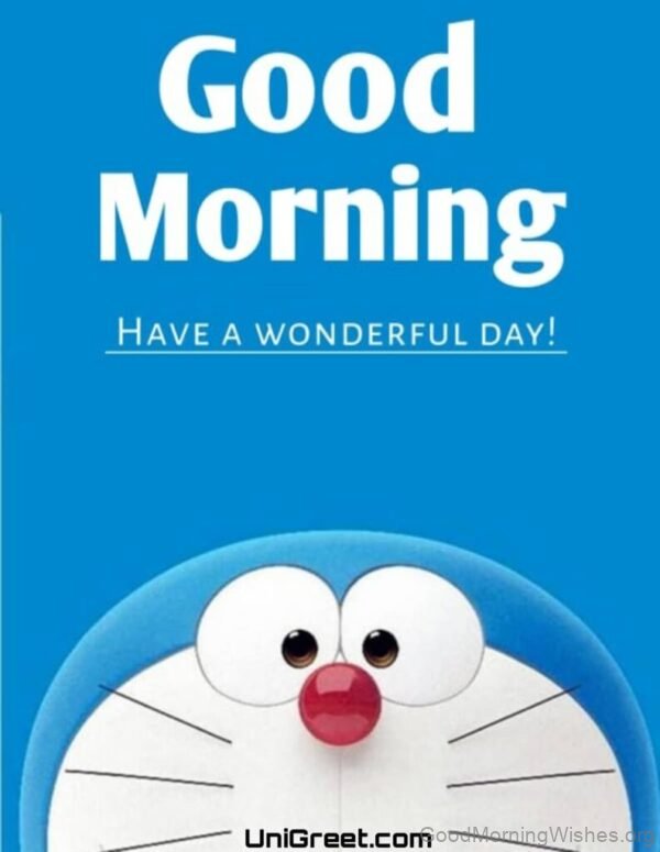 Good Morning Doraemon Have A Wonderful Day Image