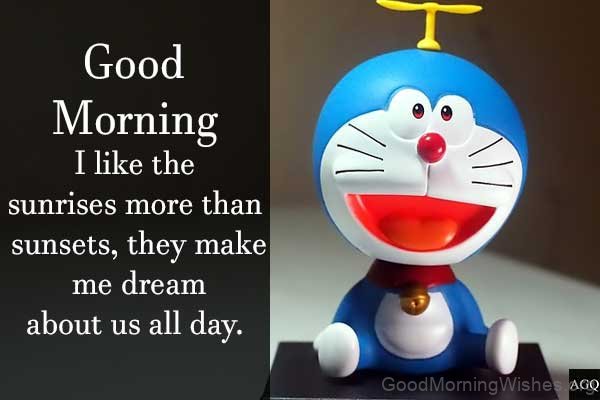 Good Morning Doraemon Cartoon Pic