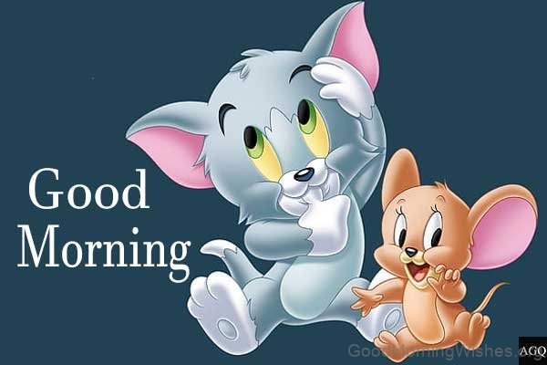 Good Morning Funny Tom Jerry Status