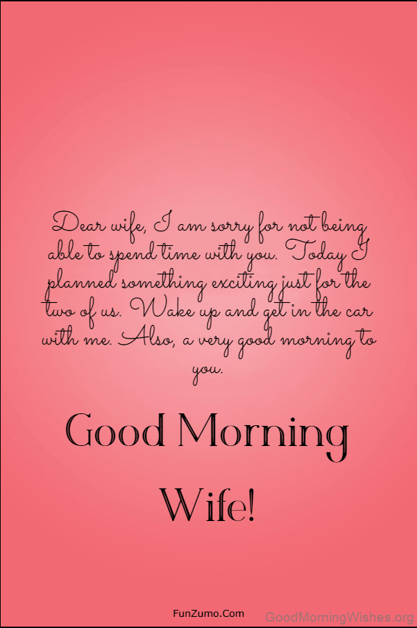 50+ Good Morning Wishes For Wife - Good Morning Wishes