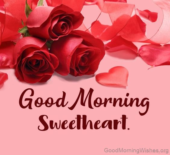 Sweetheart Good Morning Image