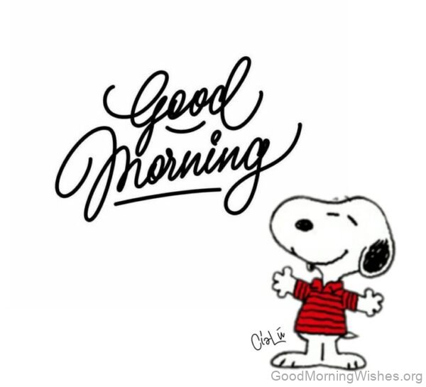 Good Morning Snoopy Fantastic Image