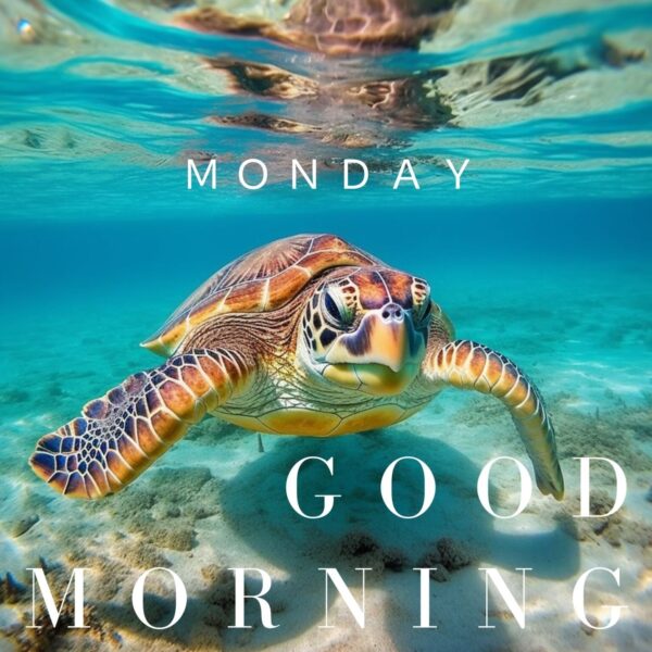 Best Good Morning Turtle Monday