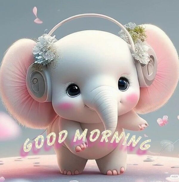 Fantastic Good Morning Elephant Picture