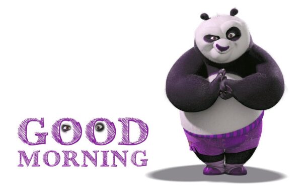 Good Morning With Kungfu Panda